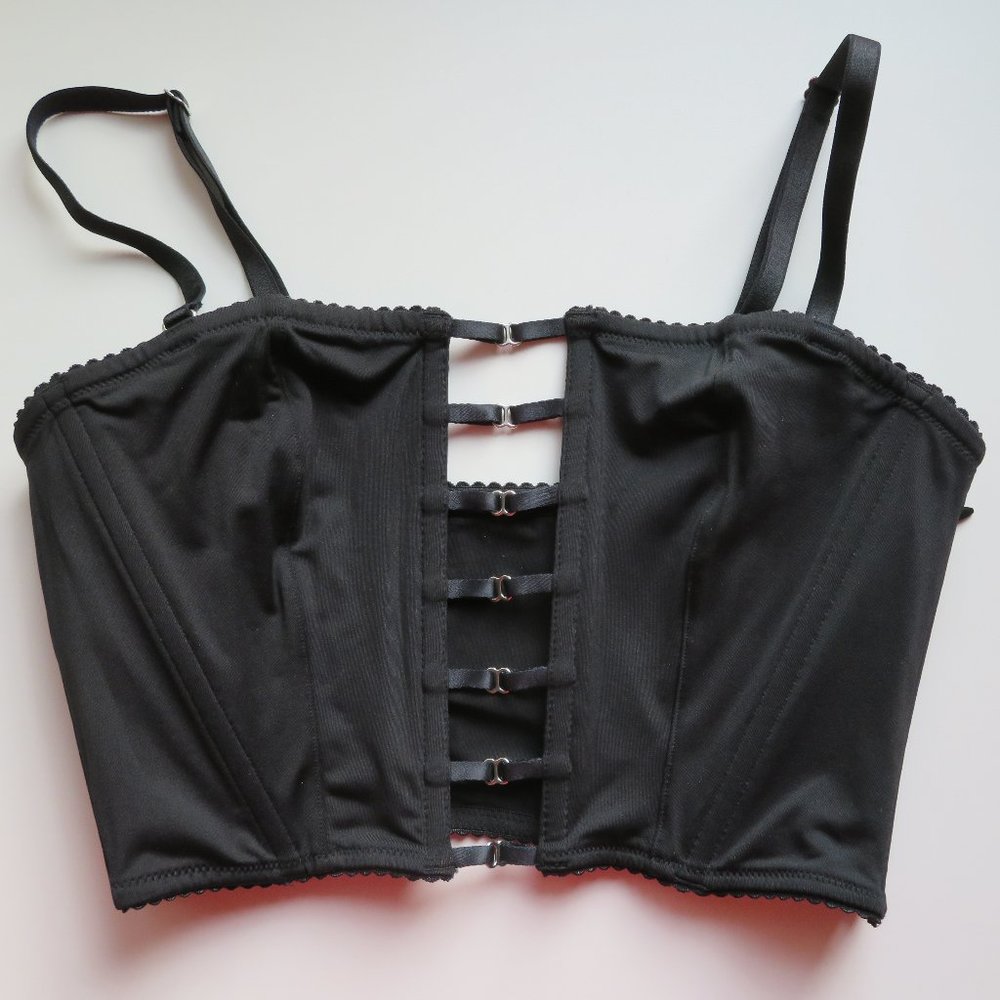 NWOT Black Strappy Victoria's Secret Bustier